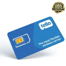 Tello Mobile - US Prepaid SIM Card (3 in 1) | Bring Your Own Phone Kit