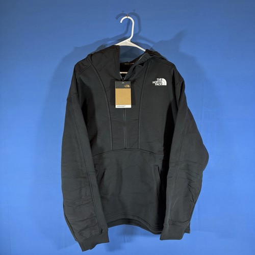 NWT The North Face Hoodie L Pullover Sweatshirt Pocket Black Back Graphic
