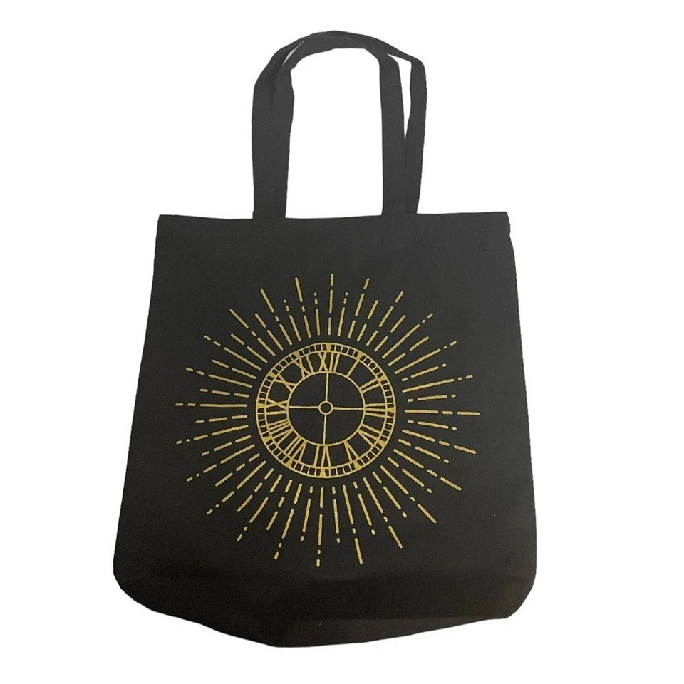 Bolsa tote Harry Potter and the Cursed Child Broadway preta e dourada - Imagem 2 de 2