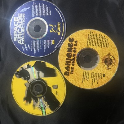 Rahjongg, Space Arcade Collection, Road Rash 3 Game Lot PC Games