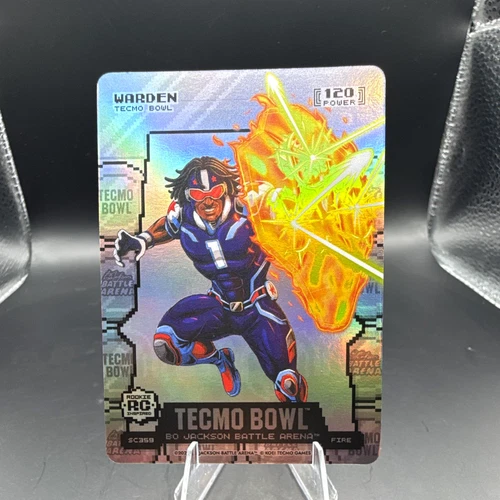 Rockin\' RC Inspired Tecmo Bowl Bo Jackson Battle Arena Warden SC359 Holo 2024