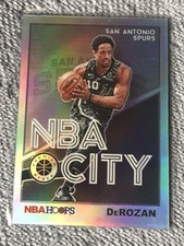 2019-20 Hoops Premium Stock #15 DeMar DeRozan NBA City Holo San Antonio Spurs