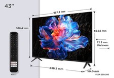 TCL 43 Inch 43V6C LED 4K UHD TV UK Delivery No Stand GRADE A