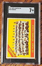 Sandy Koufax 1966 Topps Venezuelan #238 Dodgers Team SGC  Nm 7++ PoP 1 Finest