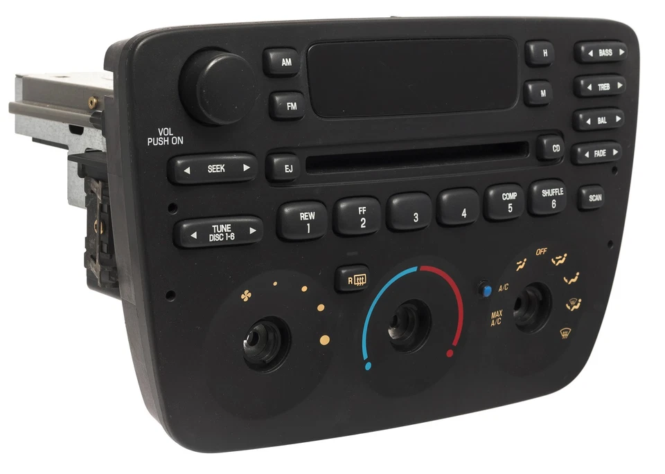 Ford Taurus Mercury Sable 2000 2001 2002 2003 2004 AM FM Radio CD w Bluetooth - Image 3 of 4