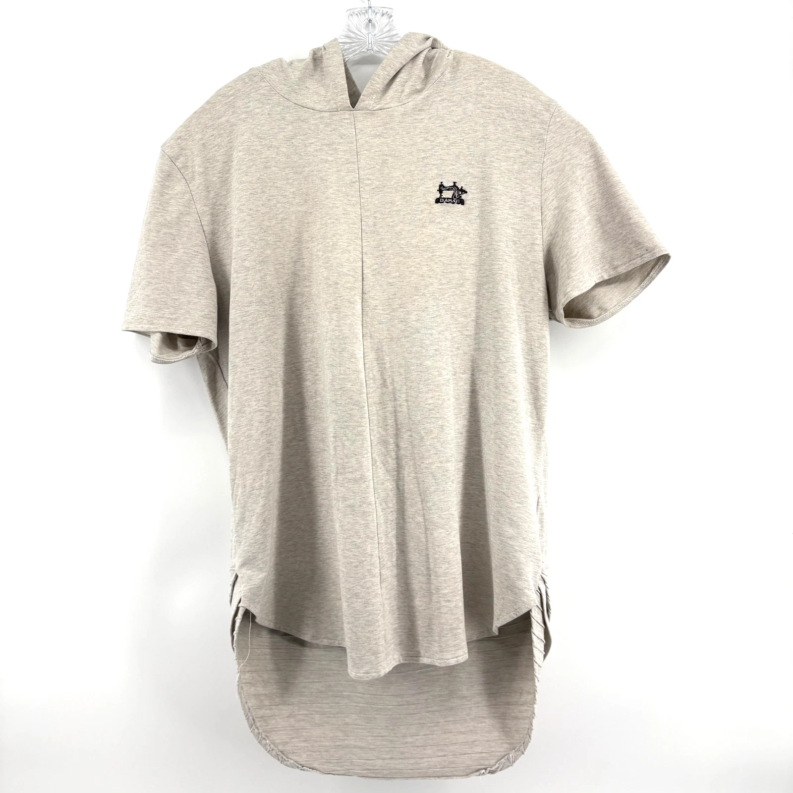 EUC Damati Light Heather Hoodie Sweatshirt Long Tail Large