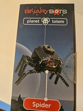 Binary Bots mechanical Spider Build and Code robot by Planet Totem 220 pieces