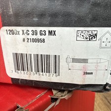 Hilti G3 MX 39mm Gas Gun NAILS X-C 39 G3 MX 1200x