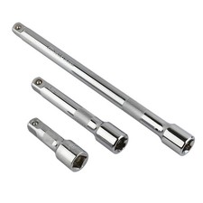 1/4" 3/8" 1/2" Drive Wobble Extension Bar 2 - 10 Inch Long Socket Extention Bars