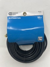 UPC 816562010049 product image for Commercial Electric 50 ft. RG-6 Coaxial Cable - Black | upcitemdb.com
