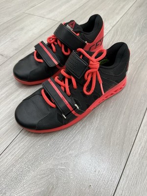 Reebok CrossFit Lifter Plus 2.0 Damen Gewichtheberschuhe UK 4,5 schwarz neon
