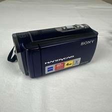Sony Handycam DCR-SX44 60X Optical Zoom Camcorder w Battery, Accessories, Tested