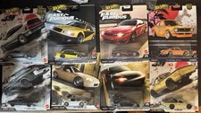 Hot Wheels Diecast Car Lot 8 1:64 Premium Car Culture Fast Furious Unopened