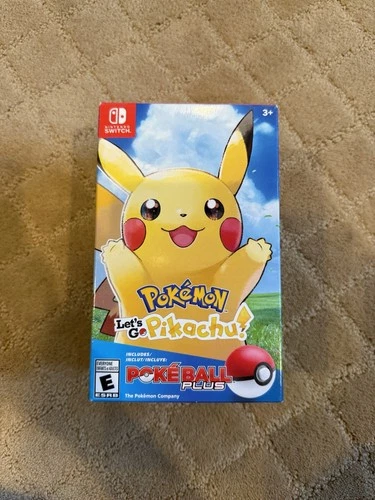 Nintendo Switch Pokemon Let's Go Pikachu Poke Ball Plus Pack SEALED BRAND NEW!