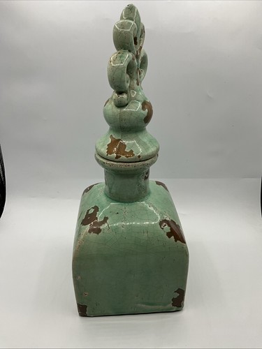 Rustic Stoneware Bottle Jar With Stopper Decorative (SN) - Picture 6 of 24