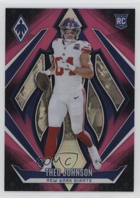 2024 Panini Phoenix Rookies Pink Fade 67/88 Theo Johnson #241 Rookie RC 0nr3