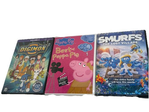 Kids Animated DVD Set Peppa Pig LEGO Sing Croods + More Lot of 9 New Sealed - Foto 3 di 5