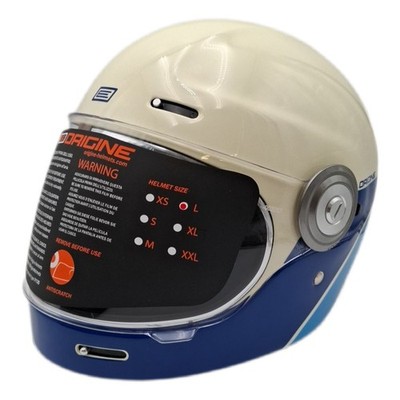 ORIGINE Full Face Integral Motorradhelm Vintage Retro Style Fiberglas Crash Helm