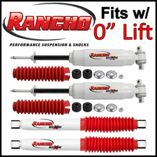 Rancho Rs5000x Front Rear Shocks 1999-2004 Silverado Sierra 2500 Rwd W0 Lift