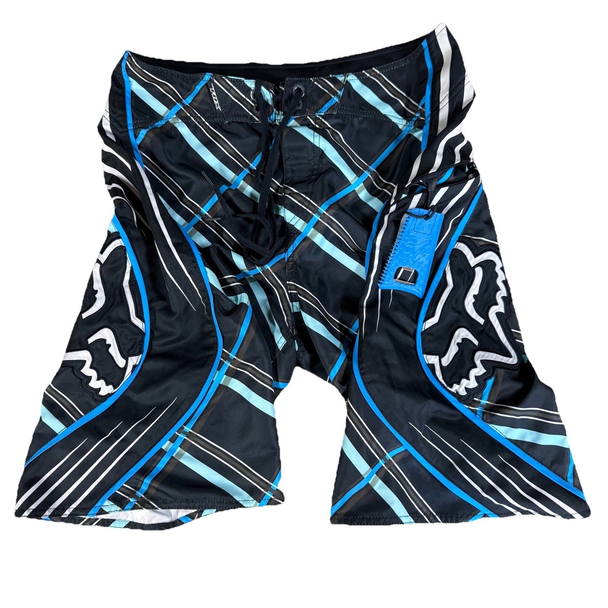 Fox Racing Co. Board Shorts With Bottle Opener Wax Comb Fin Key Sz