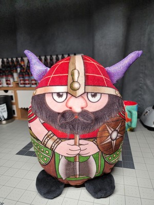 Viking Man Warrior World Plush Stuffed Figure 10  Soft Plush Viking-2