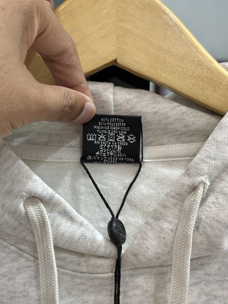 Stussy World Tour hoodie Ash Heather - Large (Only one stock) | eBay