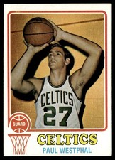 1973-74 Topps Basketball Card Paul Westphal RC Boston Celtics #126 EX+