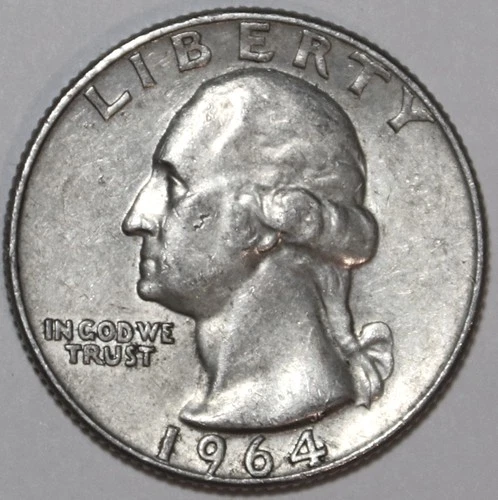 1964-D Washington Quarter - 90% Silver - Extra Fine - #1150EA