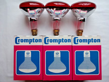 3x 100w Red R95 B22 Bayonet Old Fashioned Coloured Reflector Lamps Filament Bulb
