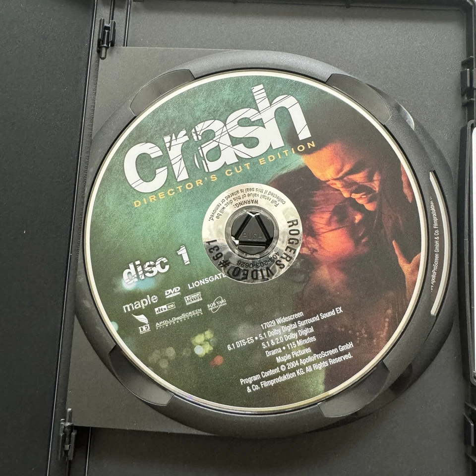 Crash 2004 Jennifer Esposito 2 Disc Director's Cut Edition DVD Movie in Case - Image 4 of 4