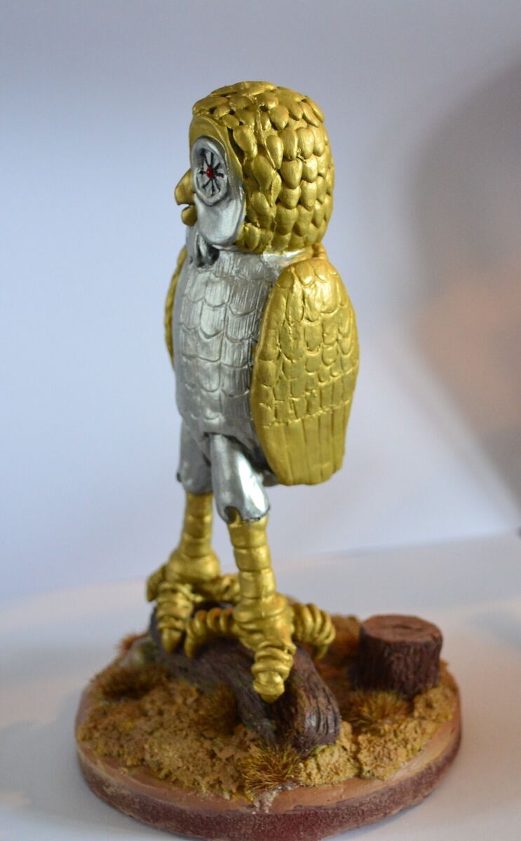 Bubo - the metallic, mechanical owl from Clash of the Titans.