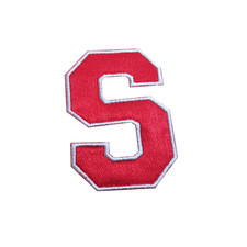1 x Slim Varsity Style Patch Motif Sewing Trimming *Pick your own colours*
