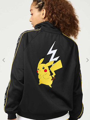 Graniph Pokemon Pocket Monsters Pikachu Track Jacket Black Sports
