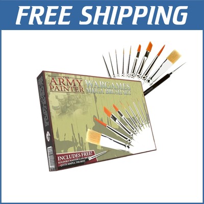 10-Piece Hobby Starter Brush Set for Miniature Painting - Professional Quality