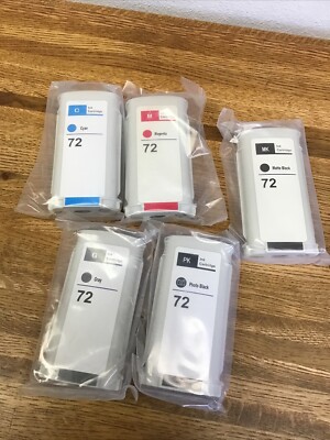 For HP 72 Refill Ink Cartridge For HP Designjet T610 T620 T770 T790 T1100 T1120