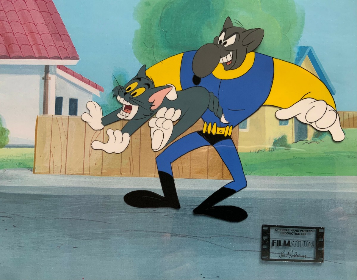 The TOM And JERRY Comedy Show Orig. Production Cel of Tom and Rat