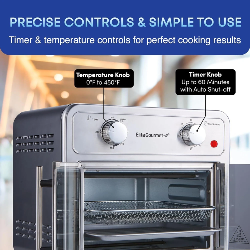 Air Fryer Oven Double French Doors Dehydrate Stainless Steel Programmable Home Air Fryer Oven Double French Doors Dehydrate Stainless Steel Programmable Home