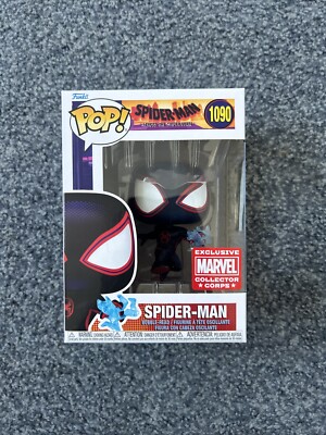 Funko Pop Spider-Man Across The Spider-Verse Spider-Man #1090 Exc Bobble-Head