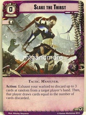 Warhammer 40000 Conquest LCG - Slake the Thirst  #104 - The Threat Beyond