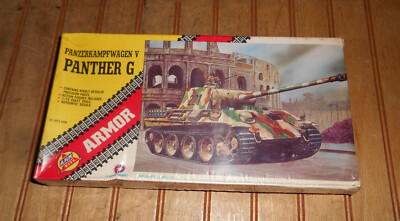 1/72 AHM Kit Panzerkampfwagen V Panther G Tank Kit 1974 Vintage