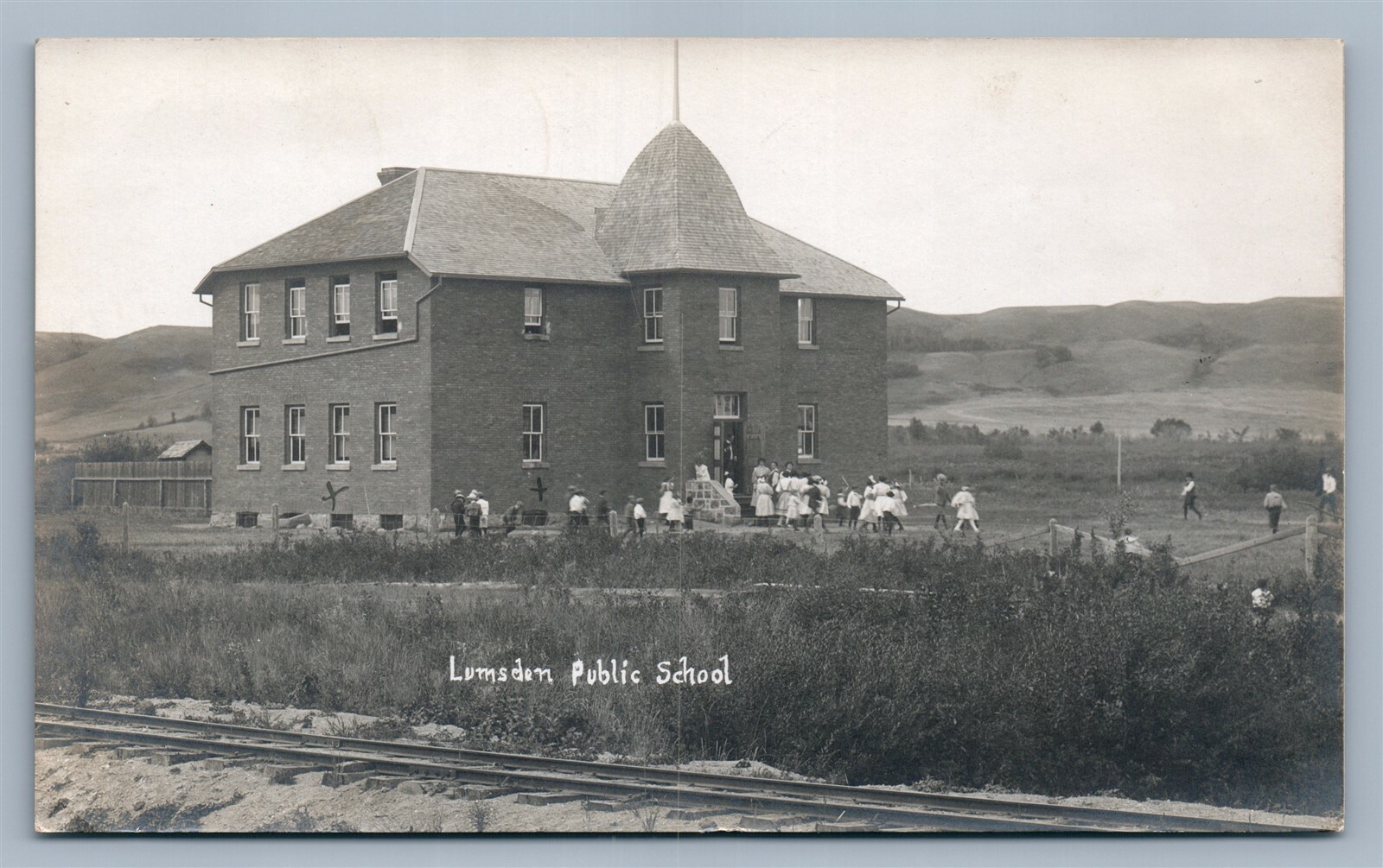 LUMSDEN SCOTLAND PUBLIC SCHOOL ANTIQUE REAL PHOTO POSTCARD RPPC | eBay
