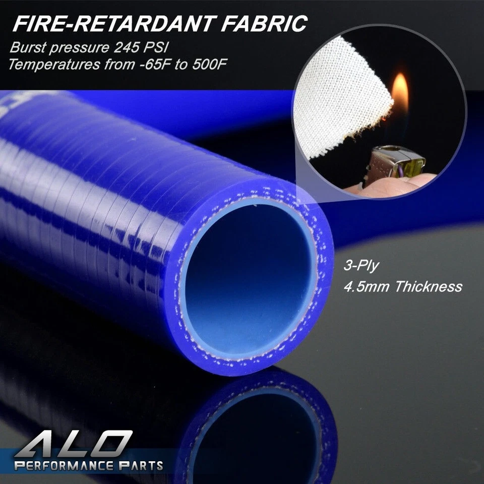 9pcs Silicone Radiator Hose Kit Fit For 1994-1997 Mazda Miata MX5 1.8L Blue - Image 2 of 4