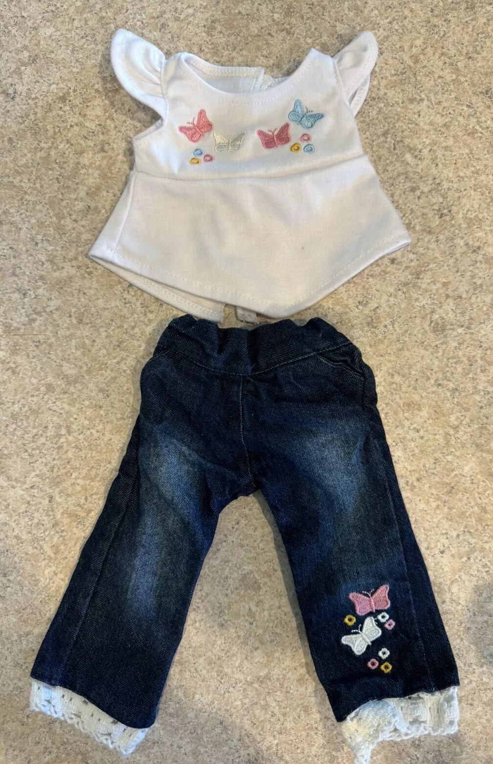 Doll Club of America-doll Clothes-Jeans&Butterfly Top/ Fits 
