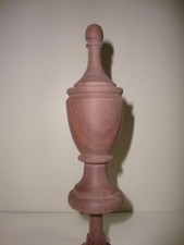 WOOD FINIAL UNFINISHED FOR CLOCK, BED OR FURNITURE FINIAL 33