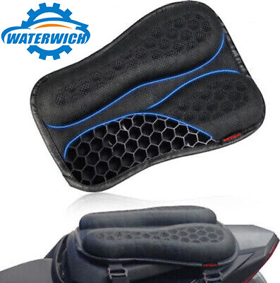 Foldable Motorcycle Gel Seat Cushion 3D Honeycomb Structure Shock