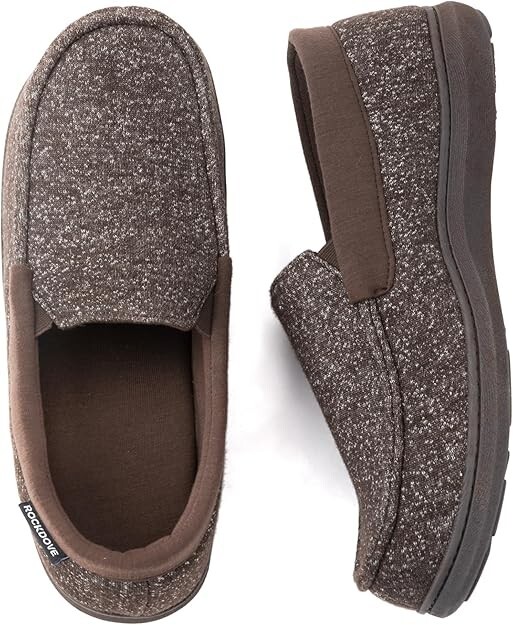 Zapatilla RockDove para hombre SILVADUR antiolor sin usar, talla 12 Reino Unido para hombre, café