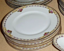 5 L. Bernardaud & Co. Limoges France Porcelain Salad Plates - Chamberry - 7.5"