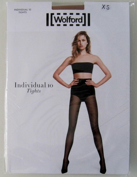 Neu & Ovp: Wolford Individual 10 Tights! Gr. Xs! Farbe: Fairly Light (Braun)-image