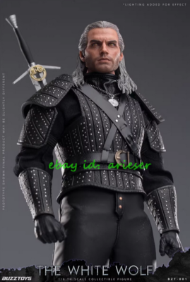 Buzztoys Buz001 1/6 The White Wolf Demon Hunter Action Figure In