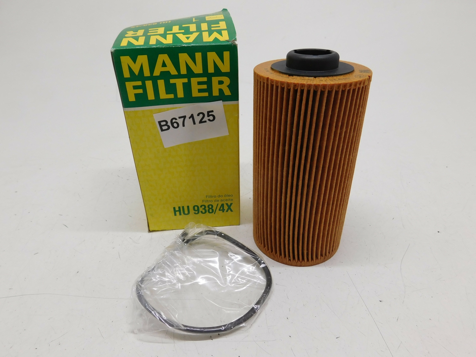 FILTRO OLIO OIL FILTER MANN FILTER BMW SERIE 5 E39 7 E38 HU938/4X 11421745390